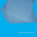 Valkoinen 2 mm paksu muovinen PVC-levy
